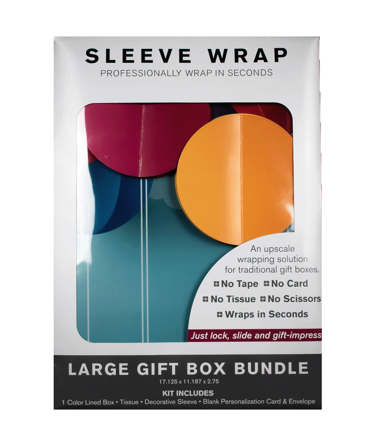 MARQD Sleeve packaging with pop out colorful balloons.