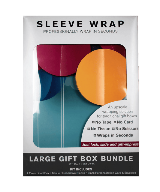 MARQD Sleeve packaging with pop out colorful balloons.